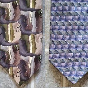 Jerry Garcia vintage silk ties set of 2